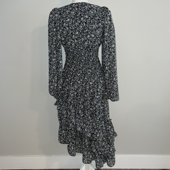 Astr Ruffle Chiffon Floral Dress - Picture 7 of 12